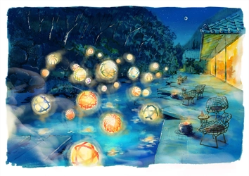 【星のや京都】あたたかな灯りを楽しむ「星のや毬(まり)ごよみ」開催 寒さ厳しい京都の冬に、灯りのぬくもりでおもてなし｜期間：2021年1月29日～3月31日