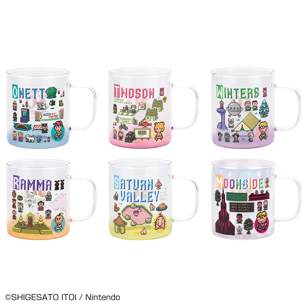 C賞:まちのおみやげガラスマグカップ