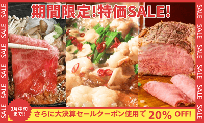 期間限定！特価SALE