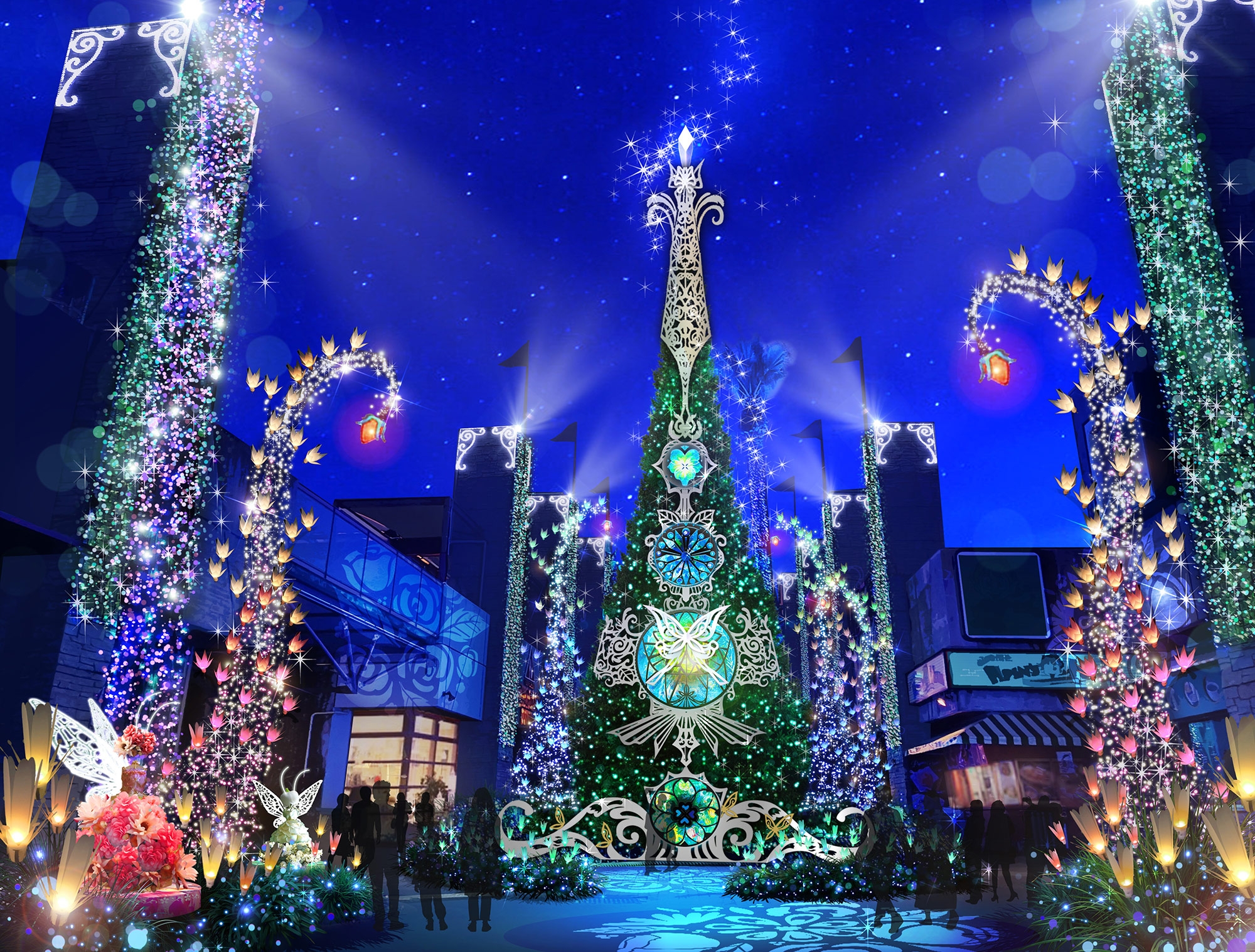 10年目は大きくリニューアルして開催決定! 2023年11月3日~2024年4月7日の特定日開催 光の遊園地 ~Flowering Illumination~