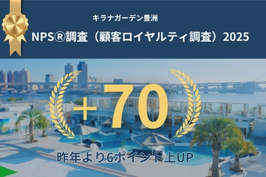 キラナガーデン豊洲が顧客ロイヤルティ調査にてNPSⓇスコア＋70と、昨年を6ポイント上回る高い満足度を獲得