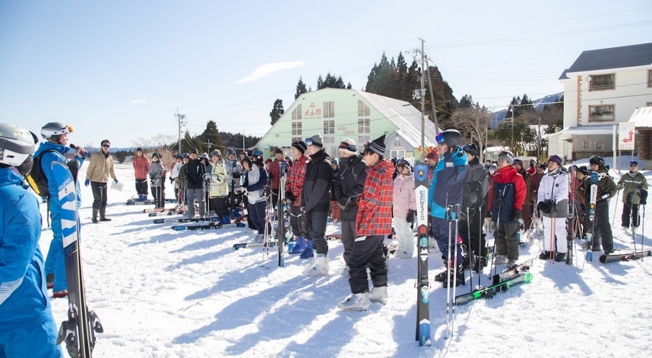 令和5年(2023年)の「スキー実習」の様子