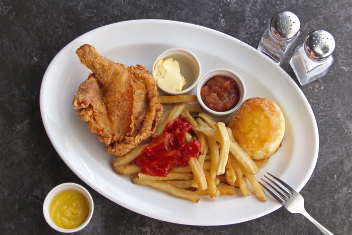 フライドチキン&ビスケット 1,760円(税込)