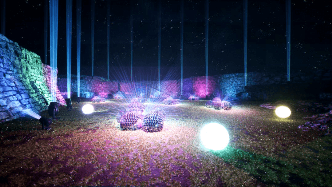 二の郭(イメージ) 光が繰り広げる幻想世界