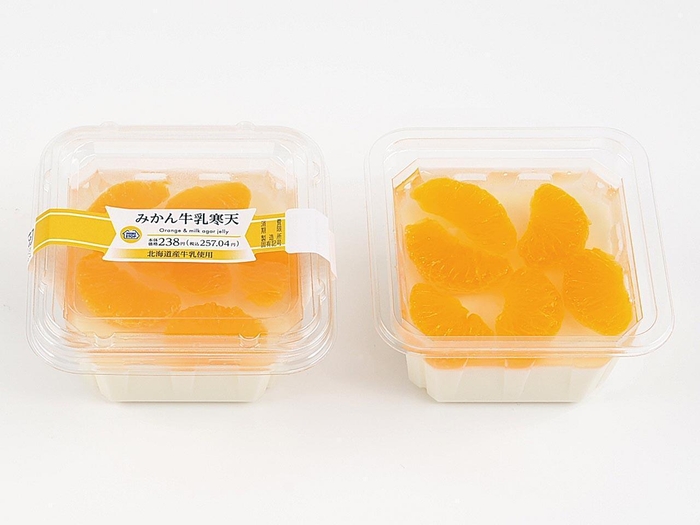 みかん牛乳寒天 イメージ画像