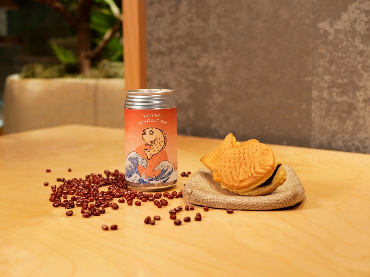 たい焼きがビールに！？ニュウマン横浜に、たい焼きの小豆と皮を原料に使った期間限定のクラフトビールが登場！