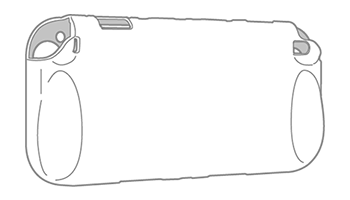 握りやすいグリップ