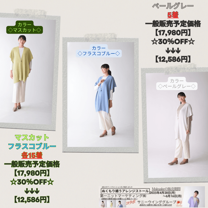 リターン：各色