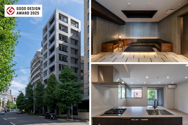 地権者と新規購入者が‟ほどよく・つながる”集合住宅「パルシオ広尾」 株式会社コプラスの企画・設計監理で2025年度グッドデザイン賞を受賞