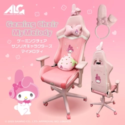 【新商品】部屋をかわいいで埋め尽くそう！サンリオキャラクターズ マイメロディのゲーミングチェアが登場！