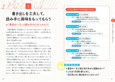 書き出しを工夫して、読み手に興味をもってもらう