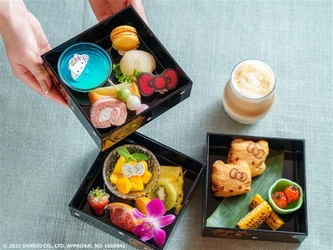 レモンやマンゴーなどを使用した甘く瑞々しいハローキティのアフタヌーンティーが登場♪ HELLO KITTY SMILE 『ハローキティの玉手箱アフタヌーンティー』 6月1日より提供