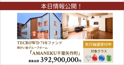 71号ファンド障がい者グループホーム「AMANEKU千葉矢作町」