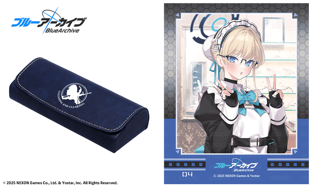 飛鳥馬トキモデル 眼鏡拭き&ケース