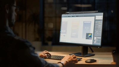 テレワークにもeスポーツにも最適！照明のプロがつくった 目に優しいモニターライト「EXARM ZETA」9/1(水)に販売開始