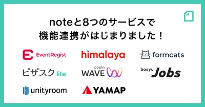 noteの記事に、新しく8つのサービスを埋め込めるようになりました!
