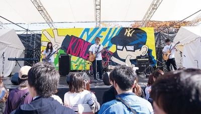 令和元年（2019年）の金剛祭で実施した軽音楽部ステージの様子