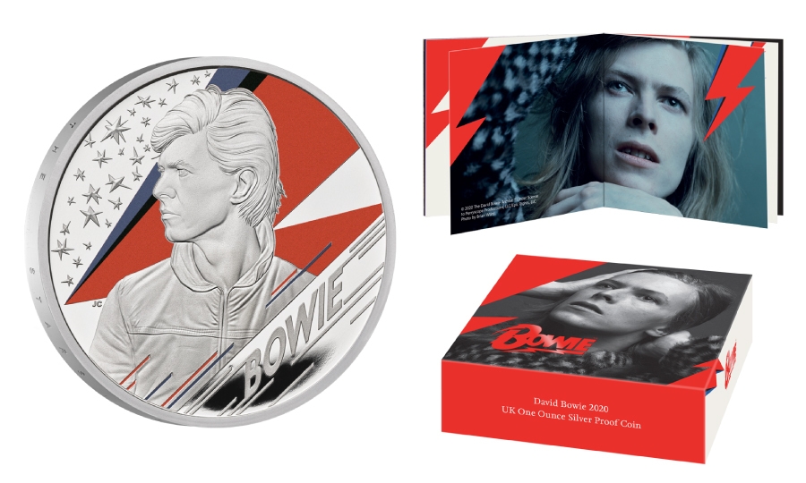 ロック界のスーパースター“デヴィッド・ボウイ”が 英国発行の公式記念