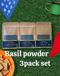 室内水耕栽培で育てた“栽培期間中農薬不使用バジル”を使用 新商品「バジルパウダー3種」を発売