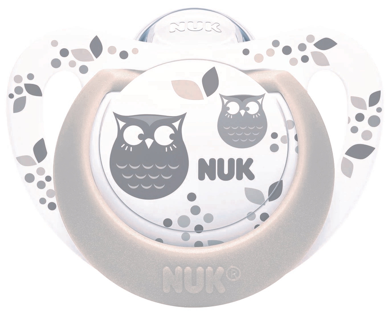 おしゃぶりジーニアス(キャップ付き)フクロウ