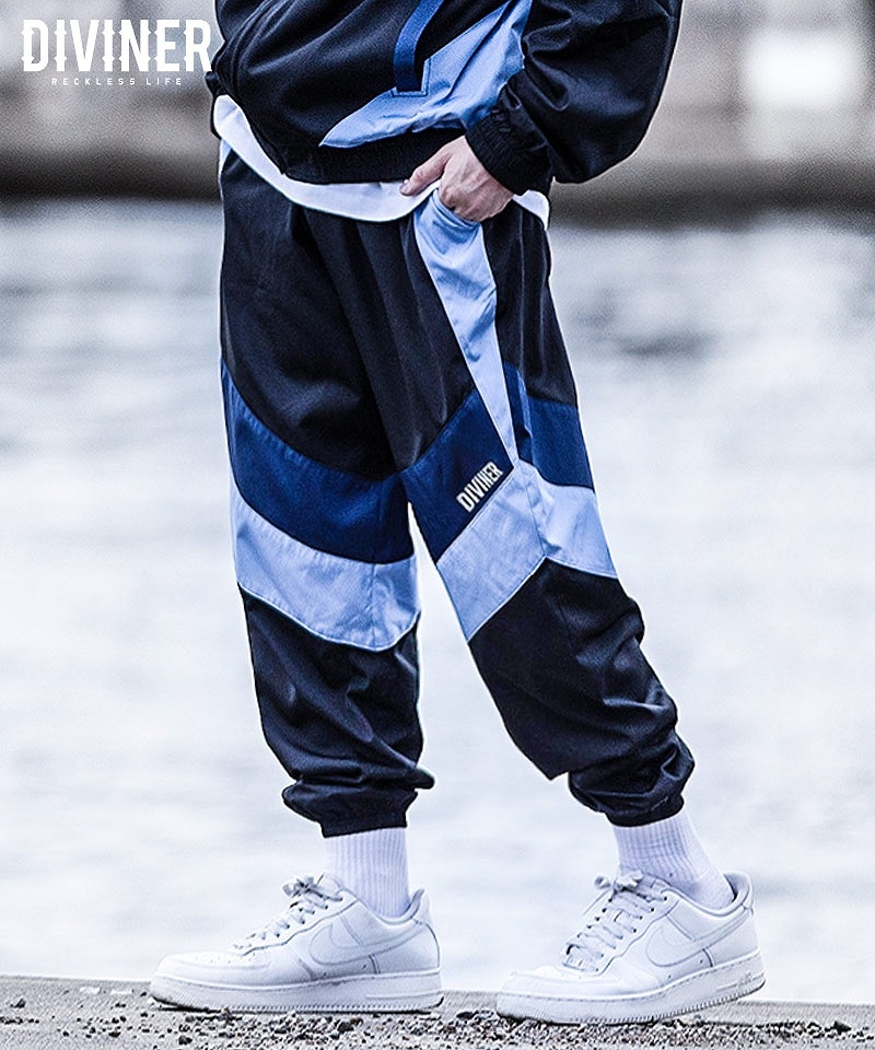 Switching Track Pants(ブルー)