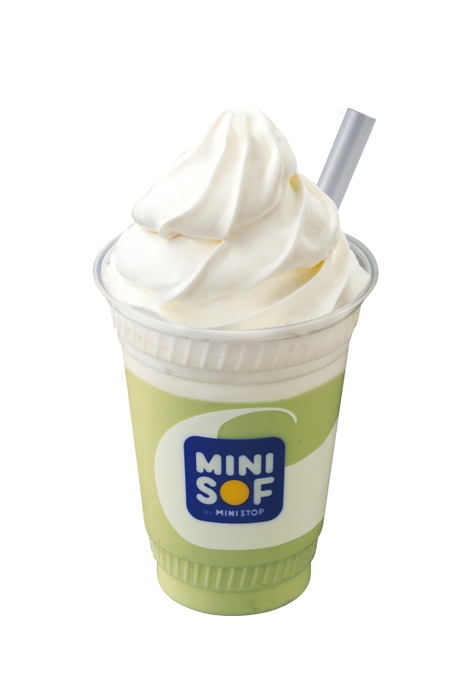 のむソフトクリーム抹茶ラテ イメージ画像