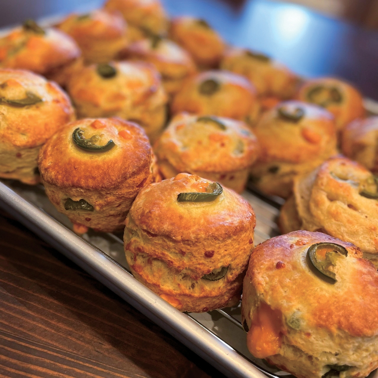 【LITTLE SPICE THE CAFE ミライ】たっぷりチェダーチーズ&ハラペーニョ スコーン