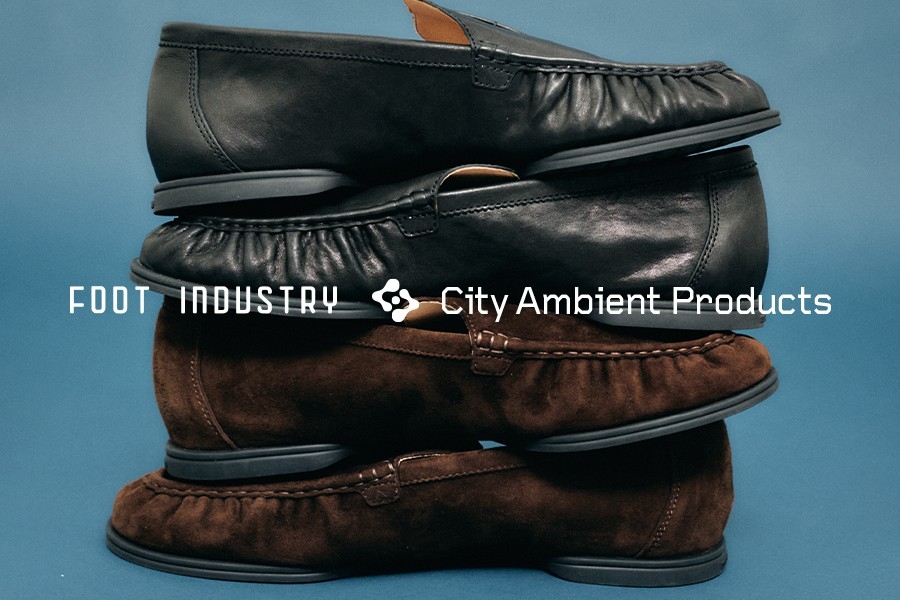 City Ambient ProductsがFOOT INDUSTRYとの別注ローファーを8月7日（金）より発売