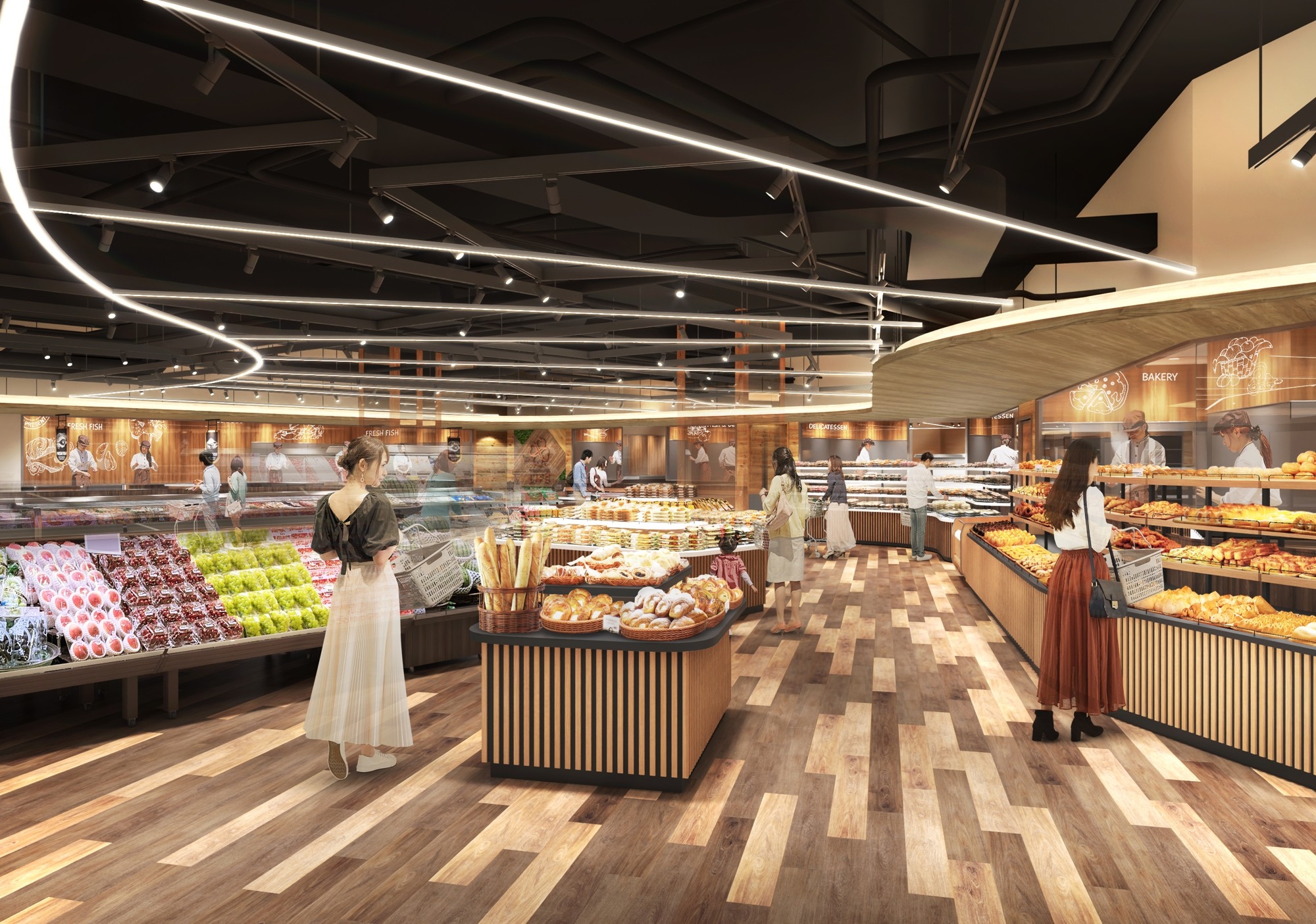 「大井町」駅直結の大型複合施設「OIMACHI TRACKS」にライフとビオラルが同時オープン！