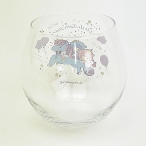 キキララのガラスコップ