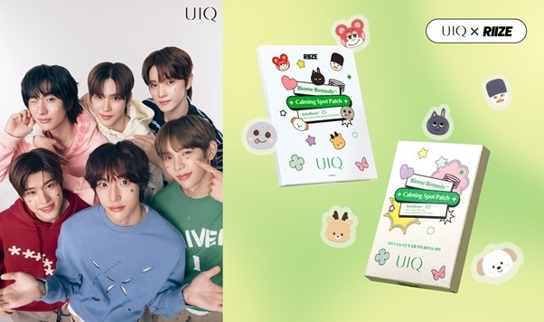 韓国マイクロバイオームスキンケアブランド【UIQ(ユイク)】が人気アーティスト「RIIZE」とコラボした「RIIZEスポットパッチ」が新登場!Qoo10メガ割にて事前予約販売を開始!