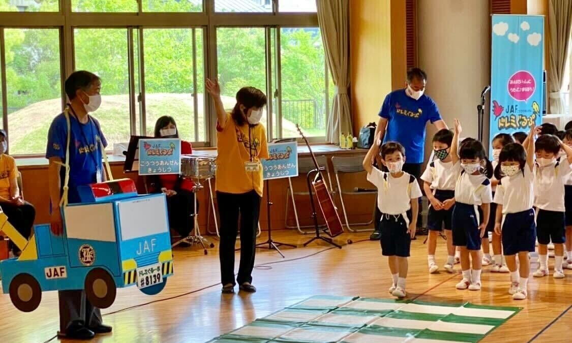 昨年度の「交通安全教室」の様子