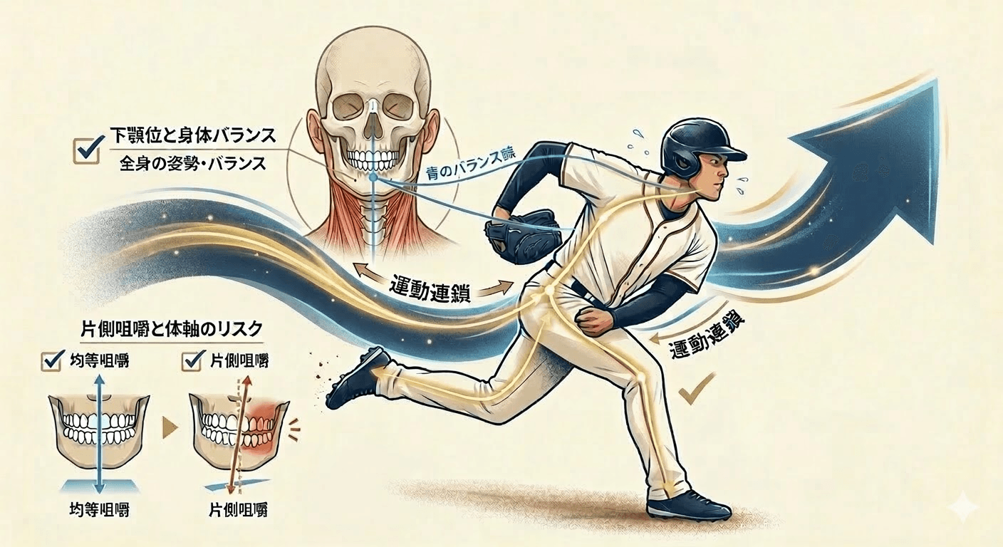 身体の軸は「歯」から整える？