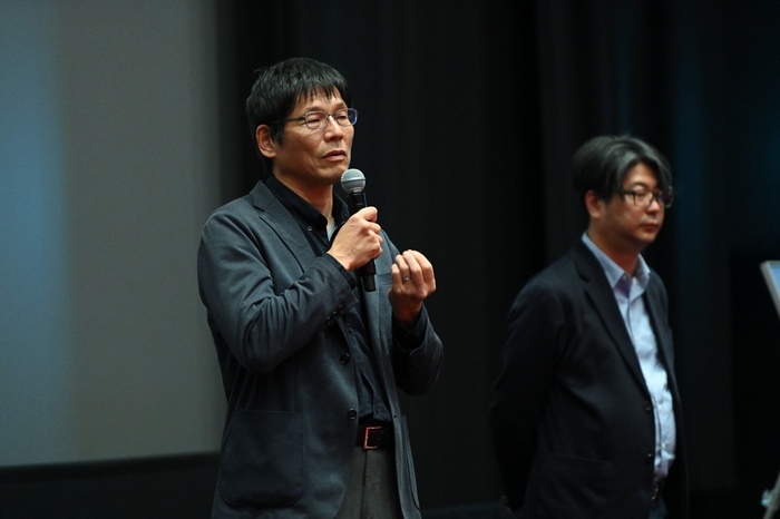 舞台挨拶の様子(堀川憲司氏)