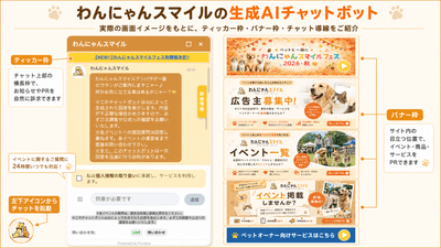 【バナー限定4枠】生成AIチャットボット横とチャット欄でPRしたい方を募集します！