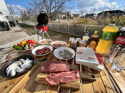 気軽にBBQを楽しめる手ぶらプラン