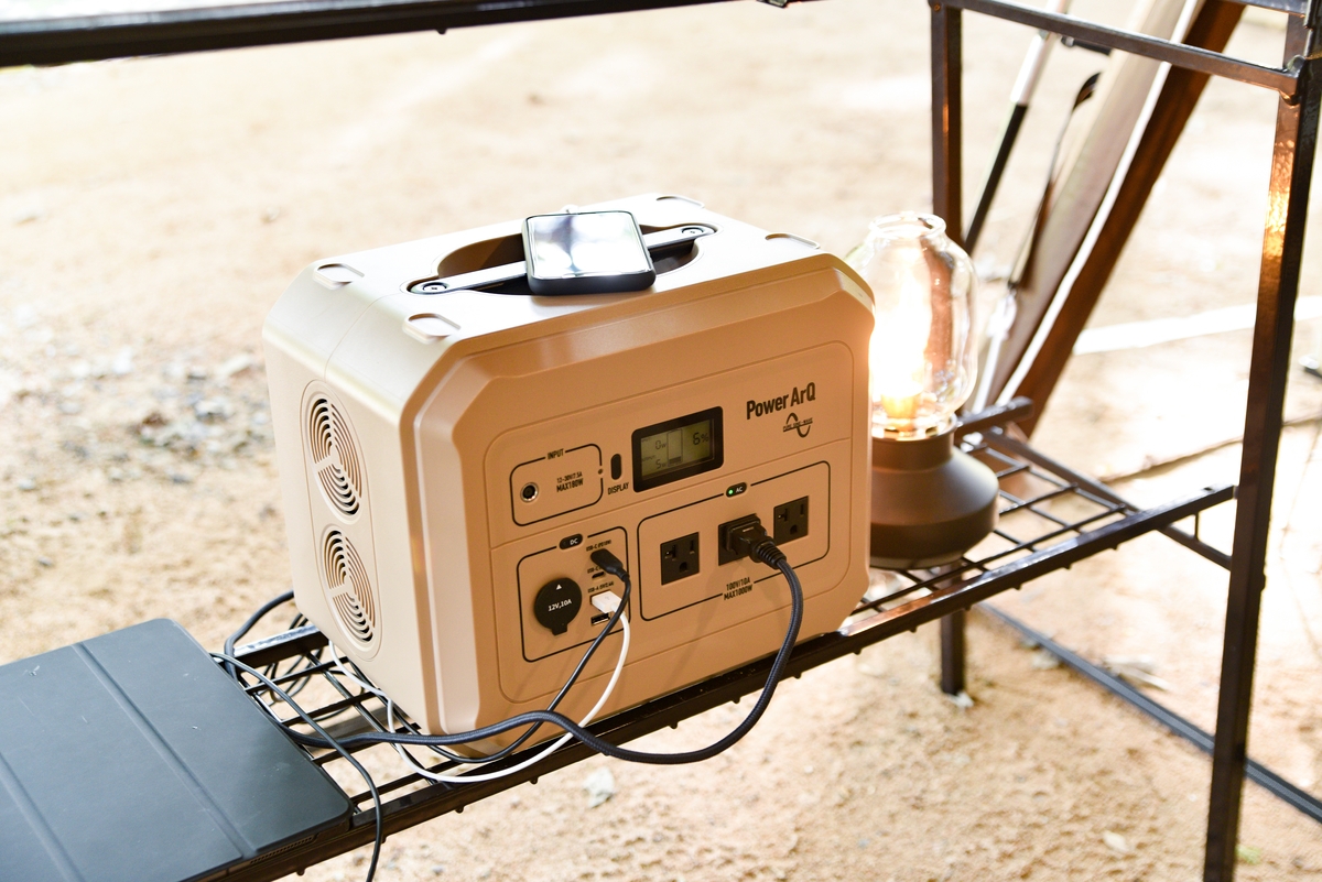 アウトドアや防災備蓄に!より多くの電化製品に使用可能な大容量ポータブル電源『PowerArQPro』1月8日より予約販売開始