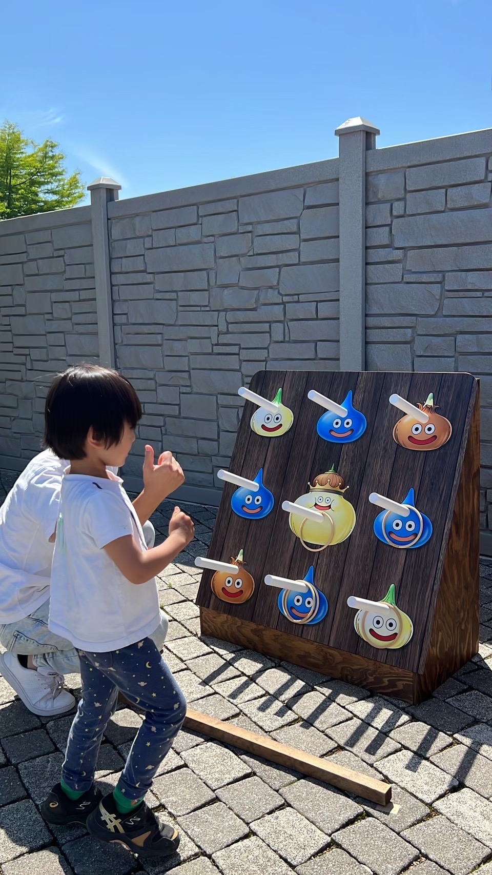 ▲ミニゲーム(どうぐ屋さんの輪投げ)