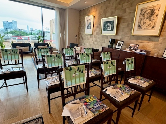 ノルウェー大使公邸 セットアップ