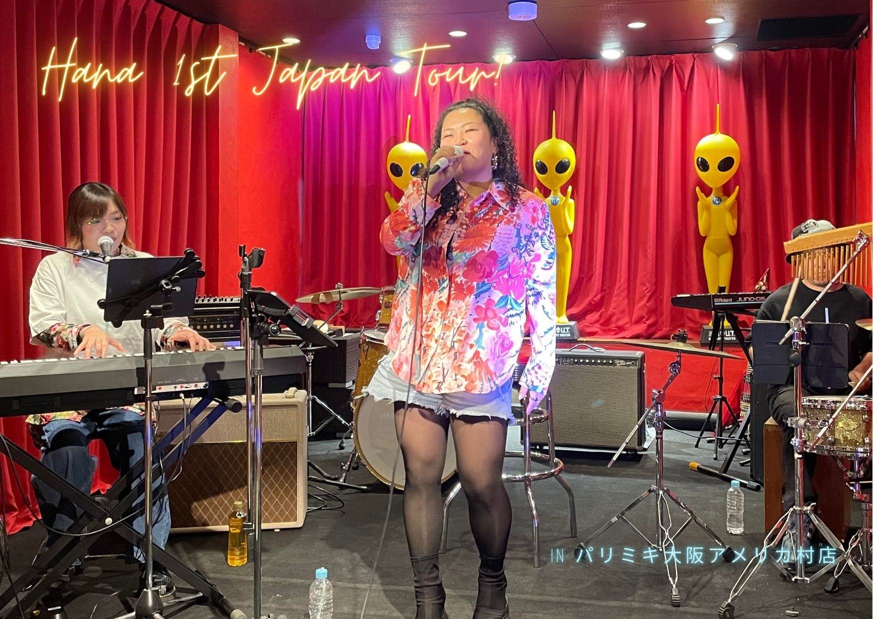 サラリーウーマンシンガーHana１st Japan Tour！ パリミキ 大阪アメリカ村店　LIVE！終了後のご報告