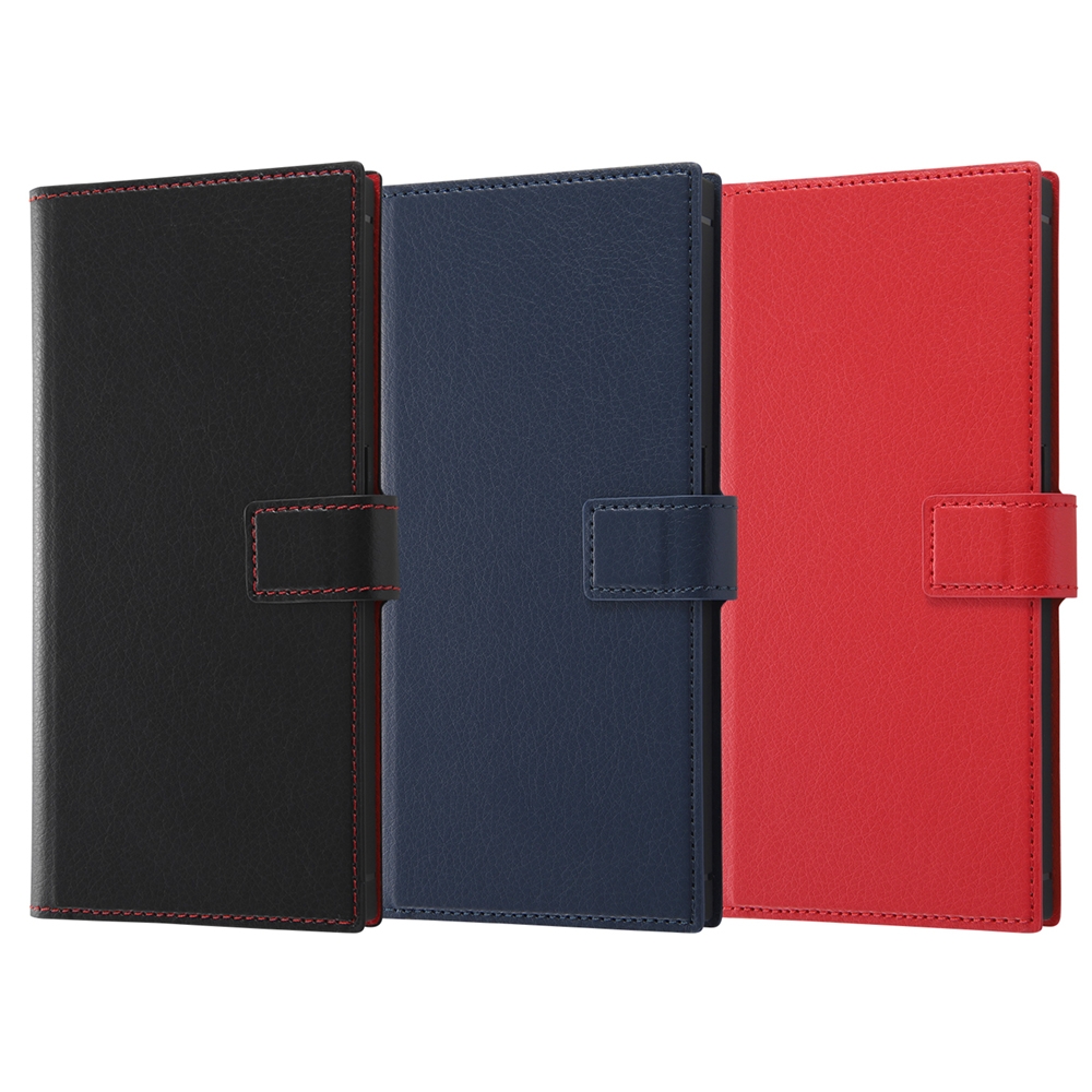 手帳型 耐衝撃ケース ソフトタイプ マグネット