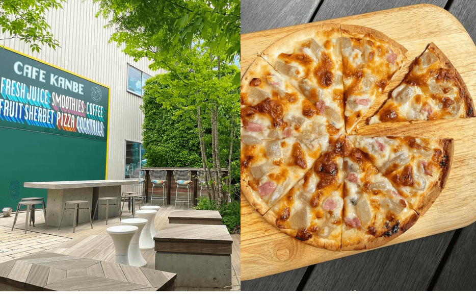 CAFE KANBE/和梨のピッツァ