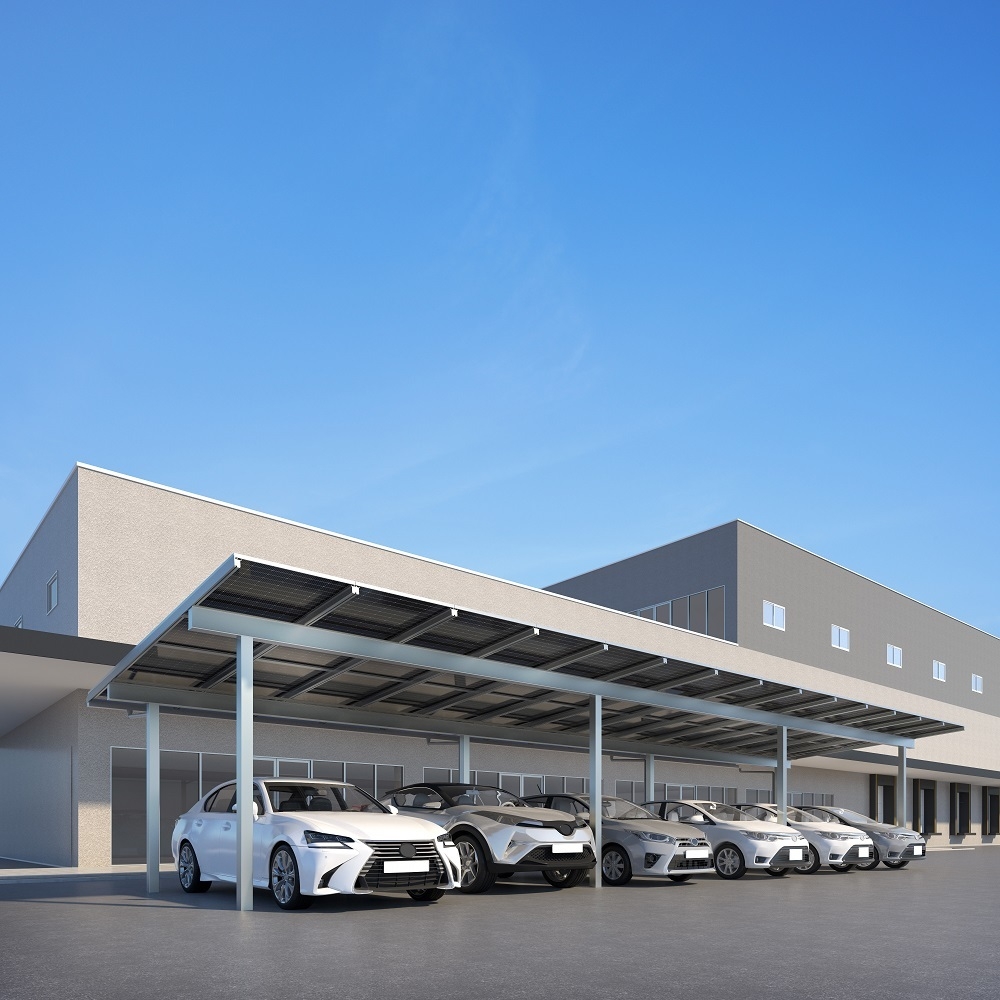 産業用ソーラーカーポート「Dulight」