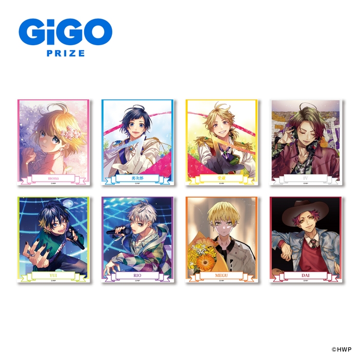 ▲スタンド付きオーロラアクリル（全8種）