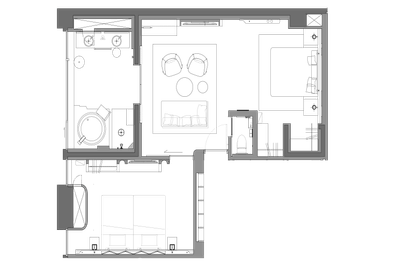 101号室　平面図