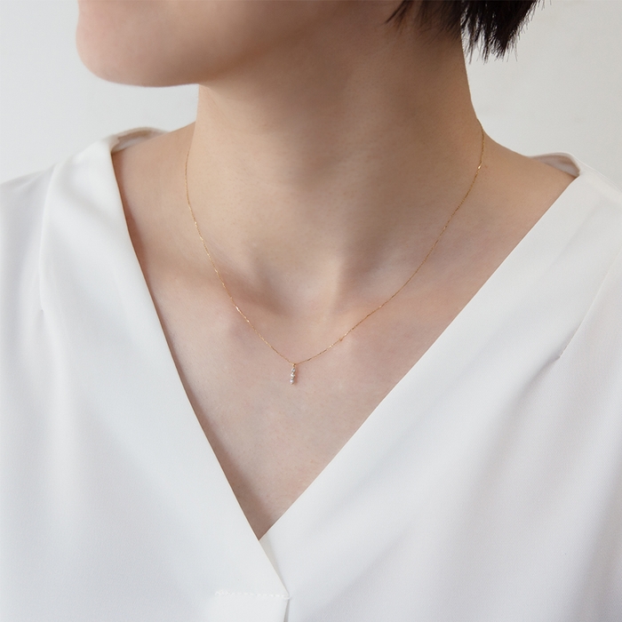 『Treluce -トレルーチェ-』 ダイヤモンドのネックレス