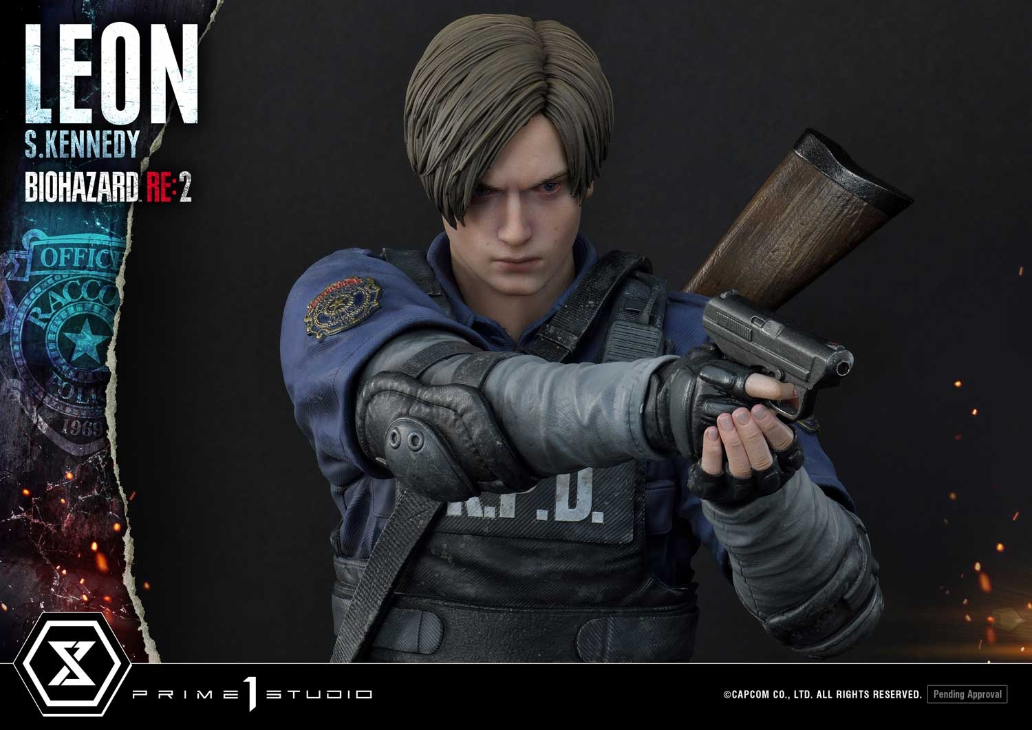 バイオハザードRE:2』より、主人公の一人「レオン・S・ケネディ」が