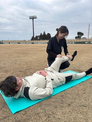福岡ソフトバンクホークス 牧原大成選手・緒方理貢選手の 一年を支える体作りをサポート！ 新感覚ストレッチ＆リラクゼーション『RE:BODY』