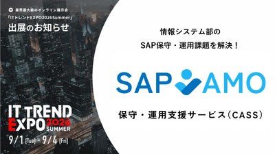 SAP AMO保守・運用支援サービス（CASS）