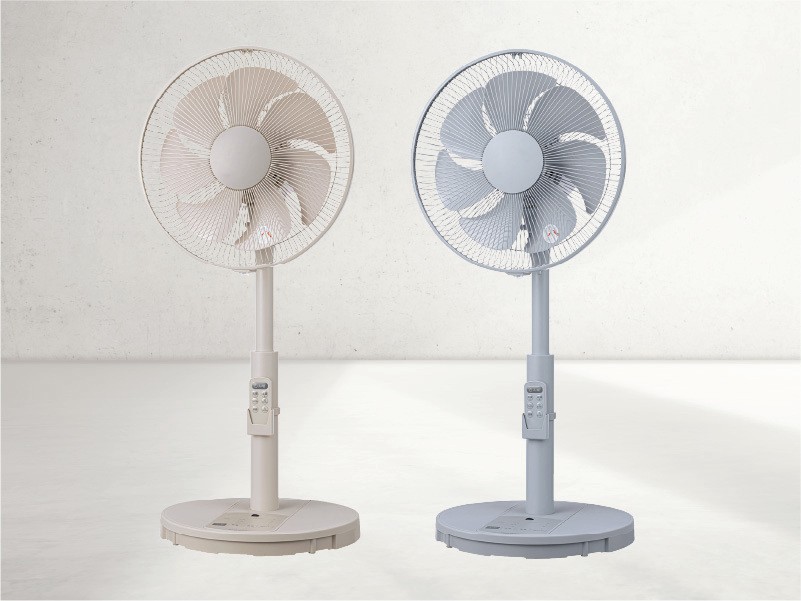 触れたら止まる、だから安心 「タッチストップ DCリビング扇風機」を4 